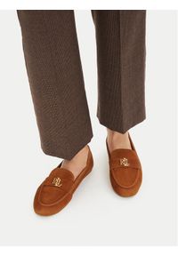 Lauren Ralph Lauren - LAUREN RALPH LAUREN Loafersy 802946809014 Brązowy. Kolor: brązowy. Materiał: skóra, zamsz #1