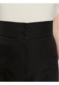 Maryley Spodnie materiałowe 24EB680/43NE Czarny Wide Leg. Kolor: czarny. Materiał: syntetyk