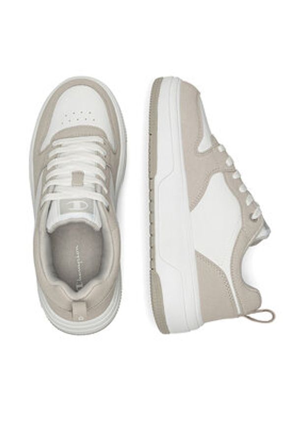Champion Sneakersy RD18 LITE LOW S11724-WW004 Beżowy. Kolor: beżowy. Materiał: skóra