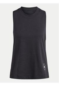 Adidas by Stella McCartney - adidas by Stella McCartney Top IB6857 Czarny Regular Fit. Kolor: czarny. Materiał: bawełna #4