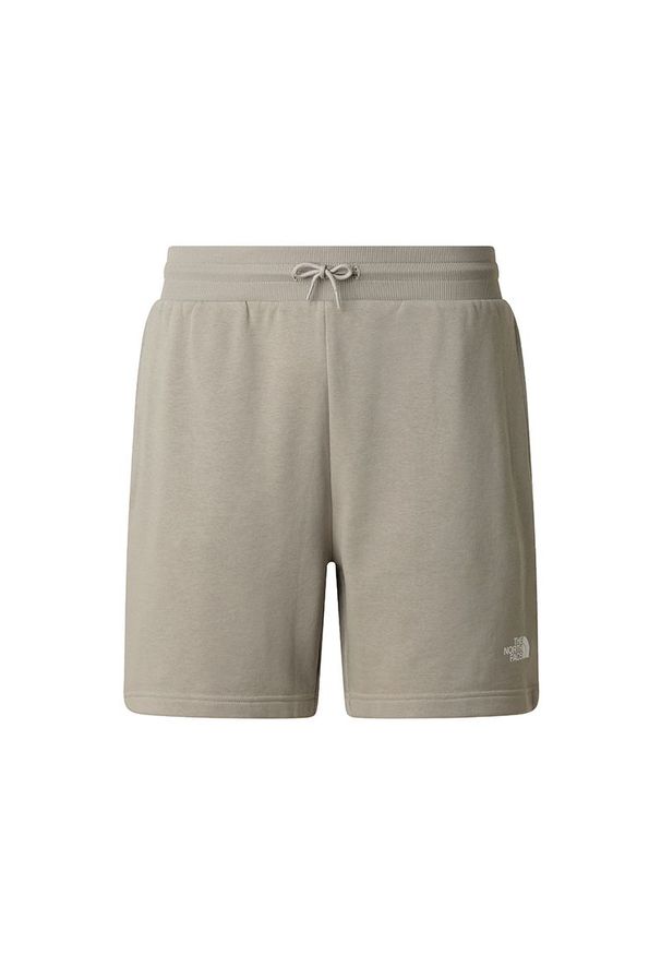 Spodenki męskie The North Face Simple Dome Light 0A8GQB2MB1 - szare. Kolor: szary. Materiał: bawełna, poliester. Wzór: aplikacja. Sport: wspinaczka, outdoor