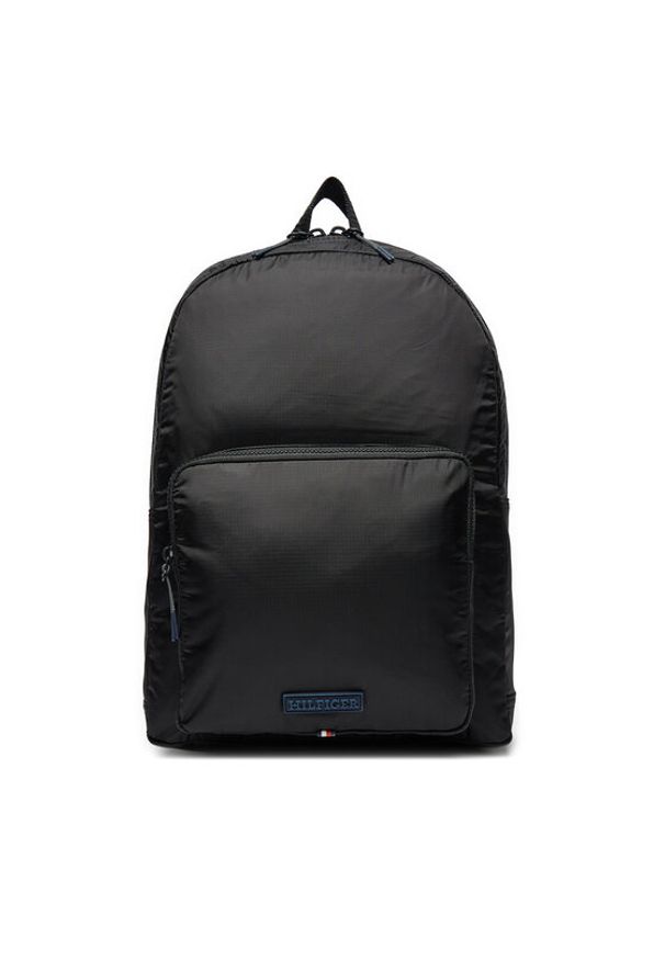 TOMMY HILFIGER - Tommy Hilfiger Plecak Monotype Dome Backpack AM0AM12678 Czarny. Kolor: czarny. Materiał: materiał