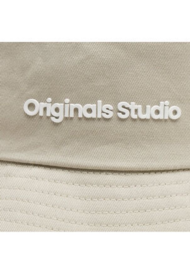 Jack & Jones - Jack&Jones Kapelusz Vesterbro Bucket 12253601 Beżowy. Kolor: beżowy. Materiał: bawełna
