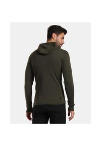 Bluza z kapturem Kilpi Merini. Typ kołnierza: kaptur. Kolor: zielony. Materiał: wełna. Sport: turystyka piesza #2