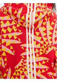 Adidas - adidas Bluza FARM Rio IQ4491 Czerwony Loose Fit. Kolor: czerwony. Materiał: syntetyk #5