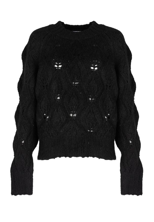 Silvian Heach Sweter "Oversize" | CVA22153MA | Kobieta | Czarny. Kolor: czarny. Materiał: wełna, akryl, poliester, elastan