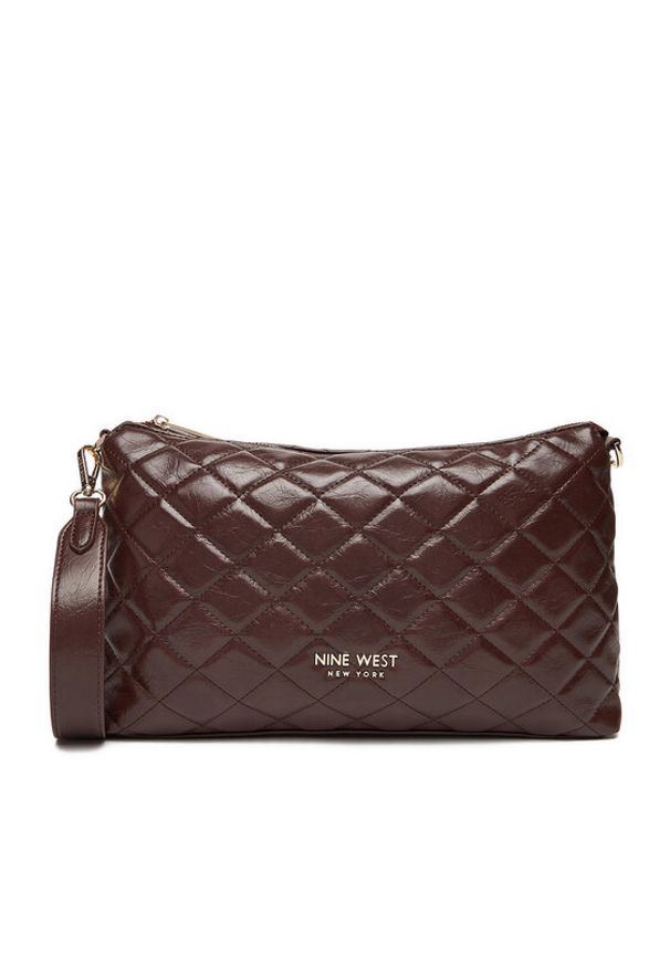 Nine West Torebka CEO-AGATHA-LA482-3035 Brązowy. Kolor: brązowy