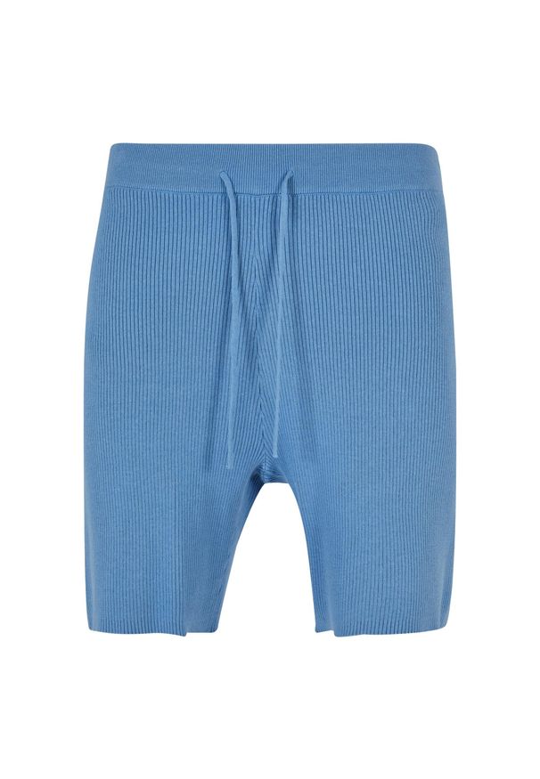 Prążkowane Szorty Urban Classics. Kolor: niebieski. Materiał: prążkowany. Długość: krótkie. Wzór: prążki. Sezon: lato