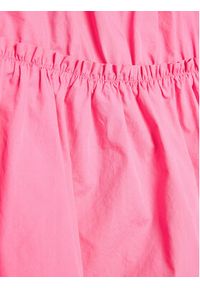 United Colors of Benetton - United Colors Of Benetton Sukienka codzienna 4EW7GV00T Różowy Regular Fit. Okazja: na co dzień. Kolor: różowy. Materiał: bawełna. Typ sukienki: proste. Styl: casual #3