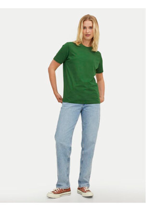 JJXX T-Shirt Anna 12200182 Zielony Regular Fit. Kolor: zielony. Materiał: bawełna