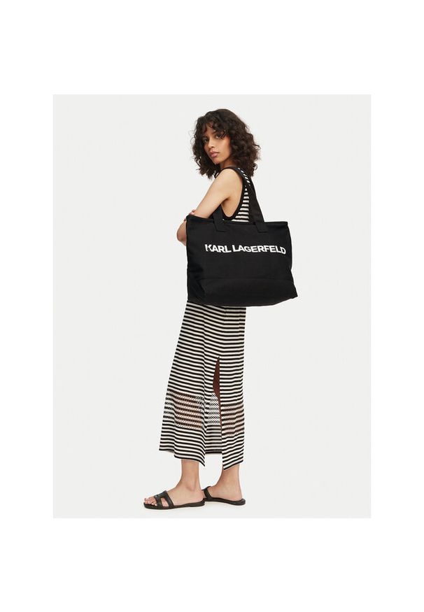 Karl Lagerfeld - Torebka KARL LAGERFELD. Kolor: czarny