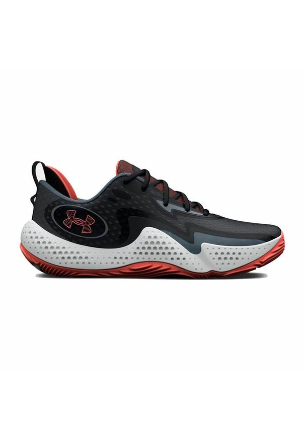 Obuwie Koszykarskie dla Dorosłych Under Armour Spawn 5 Czarny. Kolor: czarny. Materiał: guma, materiał, tkanina, syntetyk