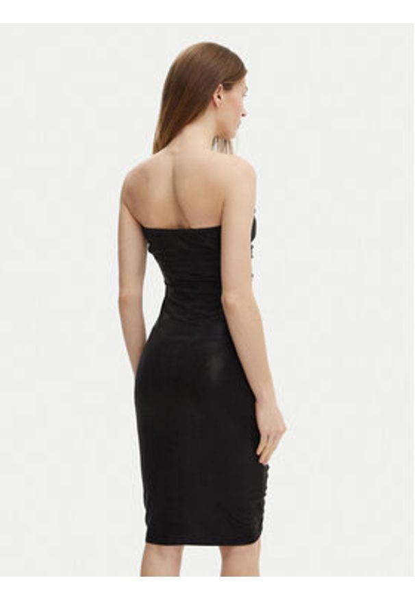 NORMA KAMALI Sukienka koktajlowa ST3243LMD89001 Czarny Slim Fit. Kolor: czarny. Materiał: syntetyk. Styl: wizytowy