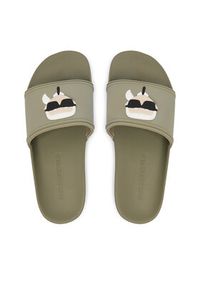 Karl Lagerfeld - KARL LAGERFELD Klapki KL70005C Szary. Kolor: szary. Materiał: syntetyk #5