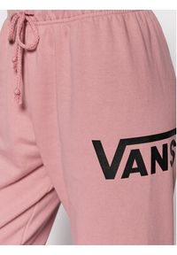 Vans Spodnie dresowe Vendor VN0A7RMT Różowy Regular Fit. Kolor: różowy. Materiał: bawełna, dresówka #5