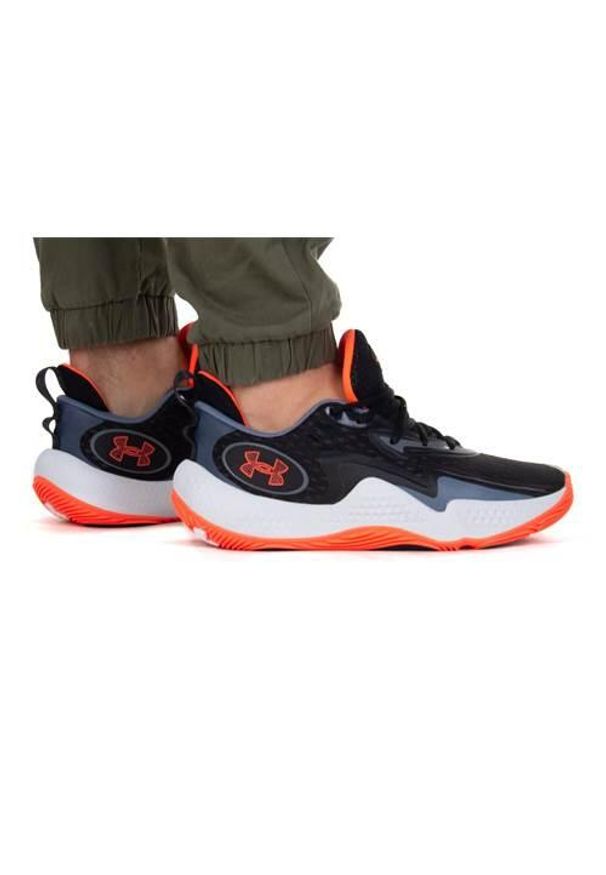 Buty treningowe męskie Under Armour Spawn 5. Kolor: czarny. Materiał: guma, materiał, tkanina, syntetyk
