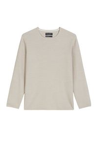 Marc O'Polo Sweter 526 5023 60080 Beżowy Regular Fit. Typ kołnierza: polo. Kolor: beżowy. Materiał: bawełna #3