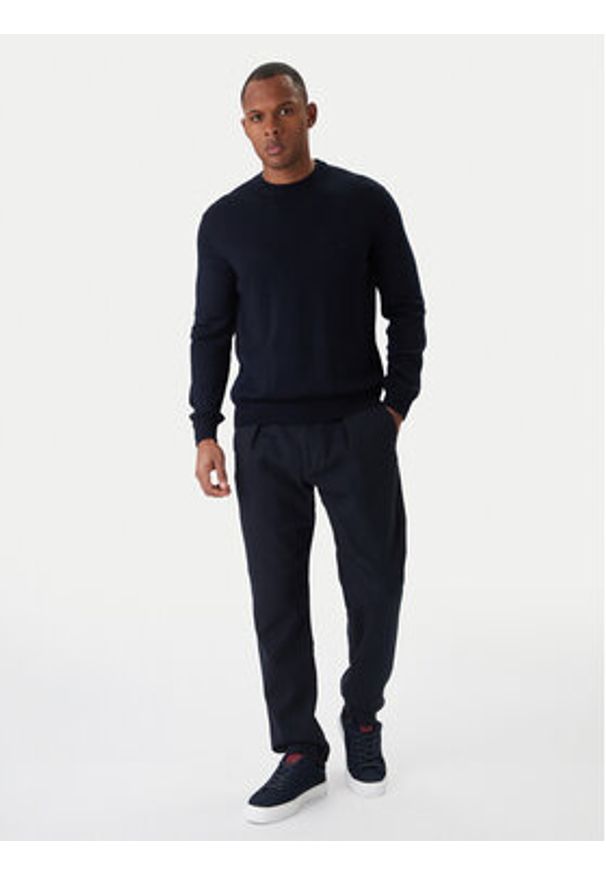 PAUL & SHARK - Paul&Shark Sweter 99311027 Granatowy Regular Fit. Kolor: niebieski. Materiał: wełna