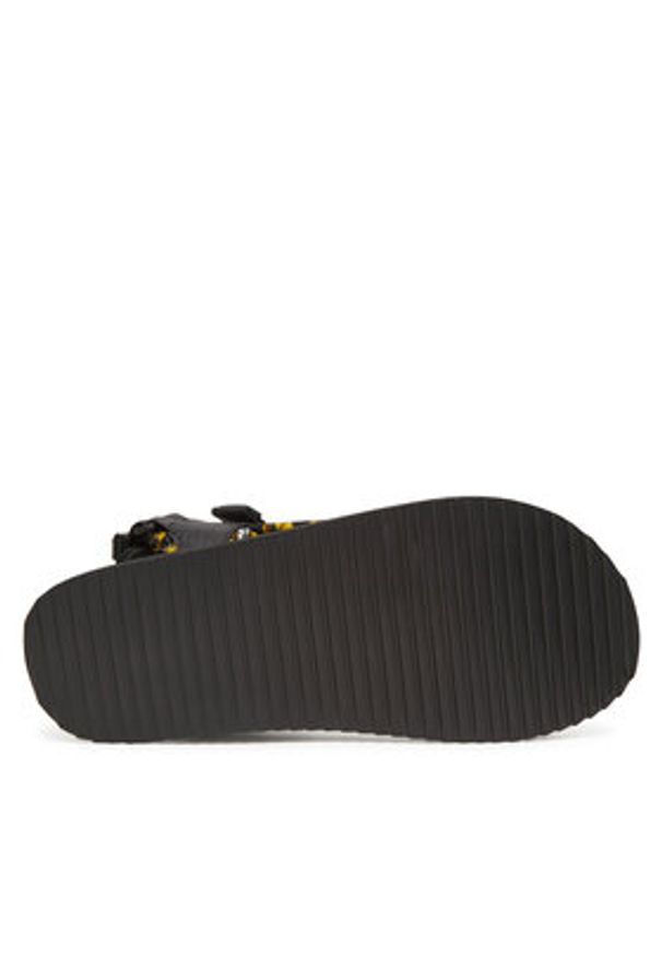 Versace Jeans Couture Sandały 78YA3S7B Czarny. Kolor: czarny. Materiał: materiał