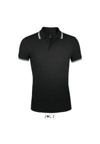 SOL'S - Polo Sol's Pasadena. Typ kołnierza: polo. Kolor: wielokolorowy, biały, czarny. Styl: elegancki #1