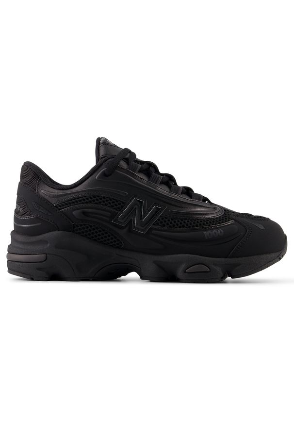 Buty dziecięce New Balance GC1000BK – czarne. Kolor: czarny. Materiał: materiał, syntetyk. Szerokość cholewki: normalna