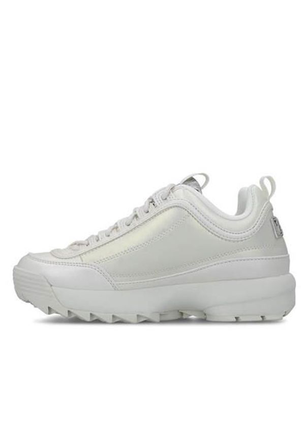 Buty do chodzenia damskie Fila Disruptor Wmn. Zapięcie: sznurówki. Kolor: biały. Materiał: materiał, syntetyk. Szerokość cholewki: normalna. Sport: turystyka piesza