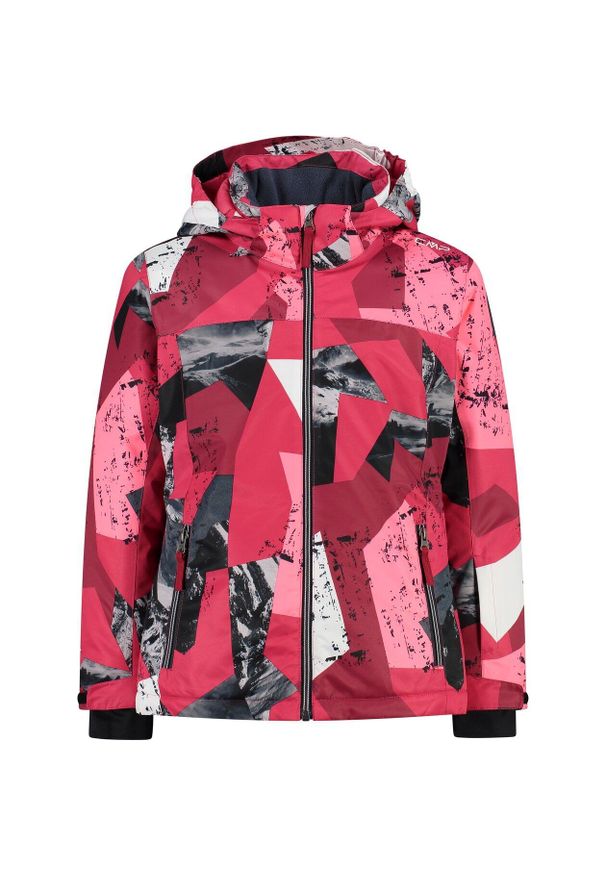 Kurtka dziecięca narciarska CMP 39W2085. Kolor: wielokolorowy, czerwony, różowy. Sezon: zima. Sport: narciarstwo