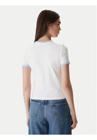 Guess Jeans T-Shirt W6RI16 J1314 Biały Regular Fit. Kolor: biały. Materiał: bawełna #2