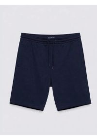 Big-Star - Szorty męskie dresowe granatowe Luiss 403. Kolor: niebieski. Materiał: dresówka. Wzór: haft, ze splotem. Styl: sportowy #1
