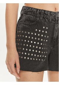 only - ONLY Szorty jeansowe Manja 15318752 Czarny Boyfriend Fit. Kolor: czarny. Materiał: bawełna
