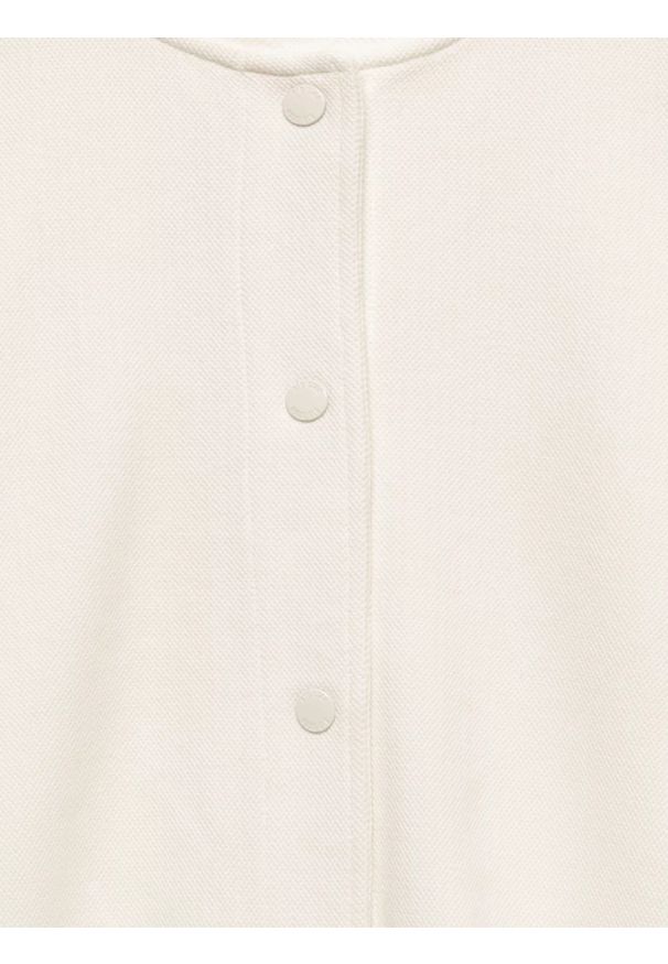 Big-Star - Bluza damska bomber biała Pixelina 100. Okazja: na spacer, na co dzień. Kolor: biały. Materiał: dzianina. Styl: casual, elegancki, sportowy