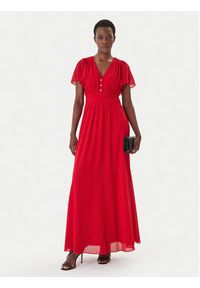 Morgan Sukienka wieczorowa 261-RLUCY Czerwony Regular Fit. Kolor: czerwony. Materiał: syntetyk. Styl: wizytowy #4