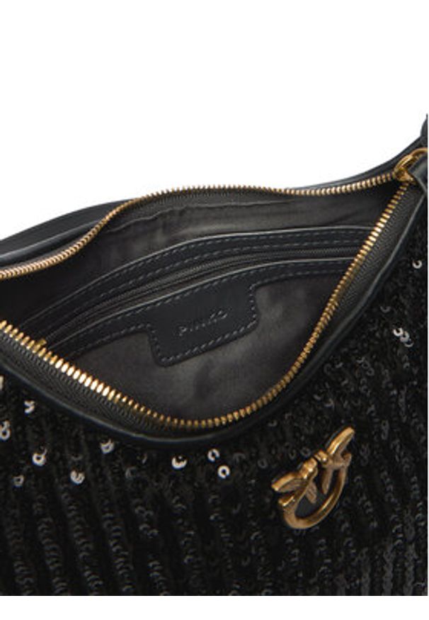 Pinko - PINKO Torebka Half Moon Mini AI 25-26 PLTT 105916 A2WC Czarny. Kolor: czarny