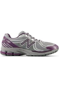 Buty męskie New Balance 860v2 ML860PP2 – szare. Kolor: szary. Materiał: guma, materiał, syntetyk. Szerokość cholewki: normalna. Sport: turystyka piesza