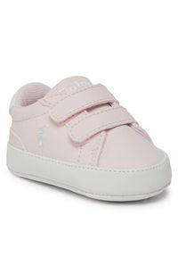 Polo Ralph Lauren Sneakersy RL100748 Różowy. Kolor: różowy. Materiał: skóra #4