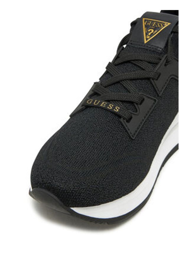 Guess Sneakersy FLPEST FAB12 Czarny. Kolor: czarny. Materiał: materiał