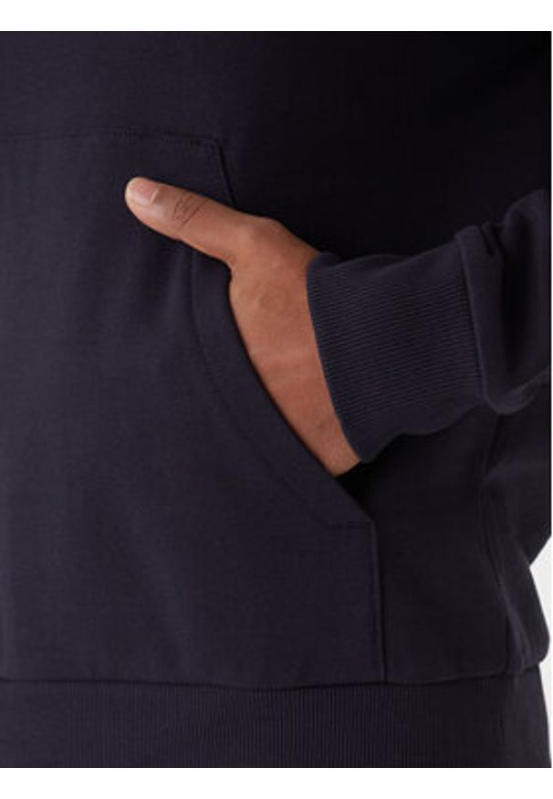 Calvin Klein Bluza Hero K10K111345 Granatowy Regular Fit. Kolor: niebieski. Materiał: bawełna