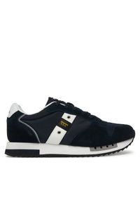 Blauer Sneakersy S6QUEENS01/MES Granatowy. Kolor: niebieski. Materiał: zamsz, skóra #1