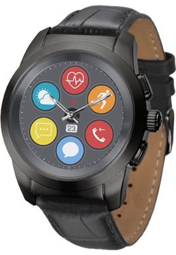 Czarny zegarek MYKRONOZ smartwatch
