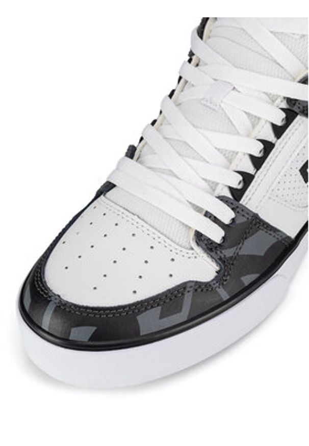 DC Shoes Sneakersy PURE HIGH-TOP WC ADYS400043-XKWS Biały. Kolor: biały. Materiał: skóra