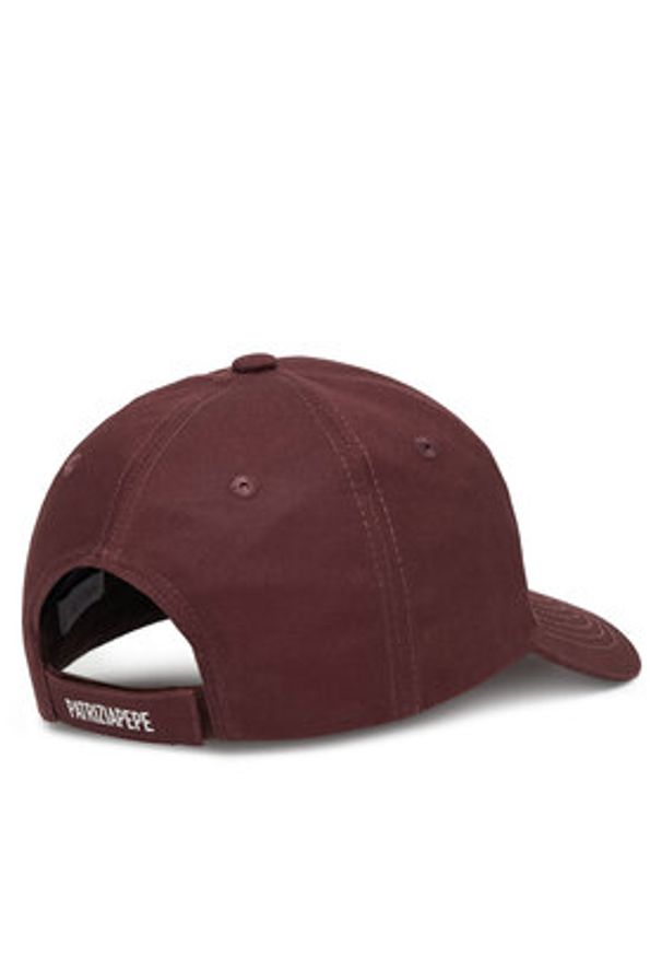 Patrizia Pepe Czapka z daszkiem 8F0109/AB01 Brązowy. Kolor: brązowy. Materiał: bawełna