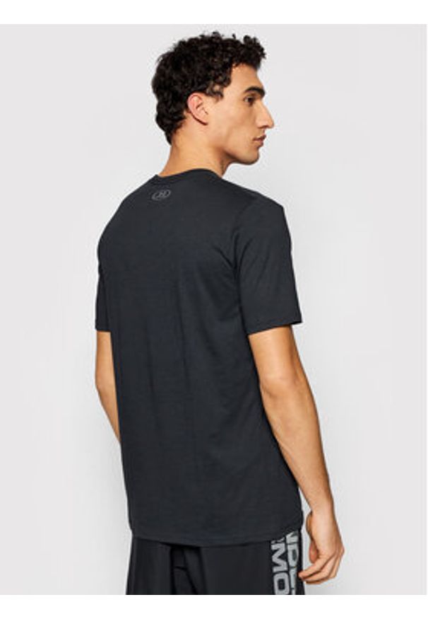 Under Armour T-Shirt Ua Team Issue Wordmark 1329582 Czarny Loose Fit. Kolor: czarny. Materiał: syntetyk, bawełna