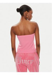 Juicy Couture Top Babey JCWCT23310 Różowy Slim Fit. Kolor: różowy. Materiał: bawełna #5