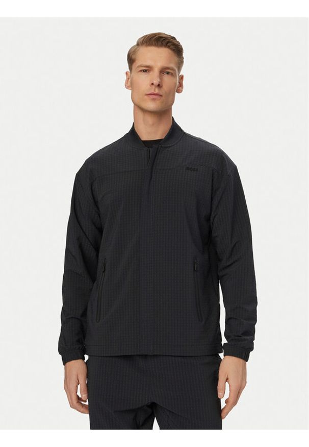 BOSS Spodnie materiałowe Terrace 50558503 Granatowy Tapered Fit. Kolor: niebieski. Materiał: syntetyk