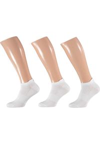 XTREME SOCKSWEAR - Xtreme Skarpety do tenisówek fitness, 9 par, biały. Kolor: biały. Sport: fitness