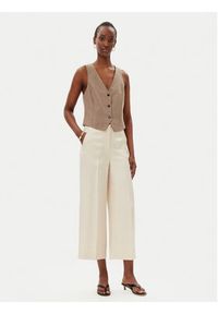 Marella Kuloty Elettra2 2515131241200 Écru Regular Fit. Materiał: wiskoza