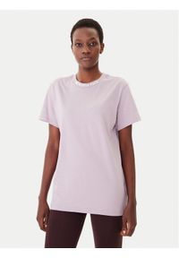 The North Face T-Shirt Zumu NF0A87DJ Fioletowy Regular Fit. Kolor: fioletowy. Materiał: bawełna