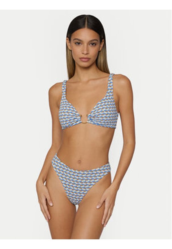 Seafolly Dół od bikini Mala 40761-230 Błękitny. Kolor: niebieski. Materiał: syntetyk