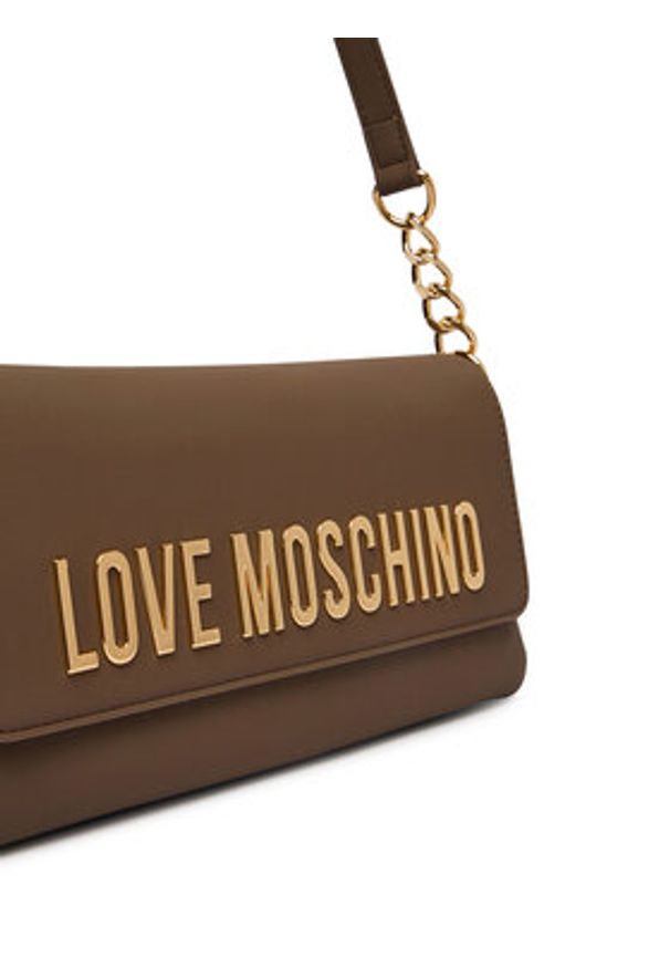 Love Moschino - LOVE MOSCHINO Torebka JC4024PP1ALD0200 Brązowy. Kolor: brązowy. Materiał: skórzane