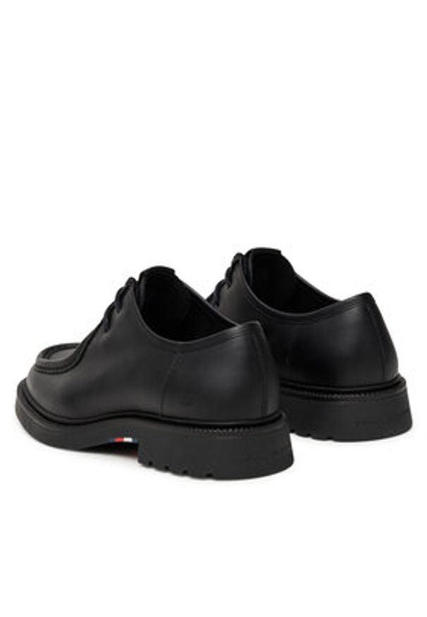 TOMMY HILFIGER - Tommy Hilfiger Półbuty Comfort Lwt Moc Toe FM0FM05588 Czarny. Kolor: czarny. Materiał: skóra